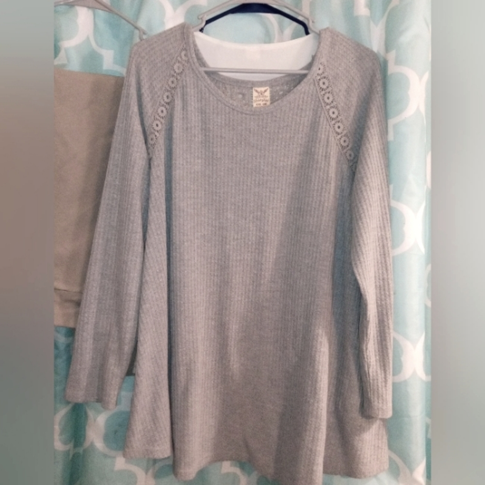 Gray XXL women's top